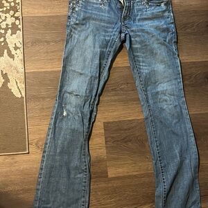 Club Monaco Blue Boot Cut Jeans